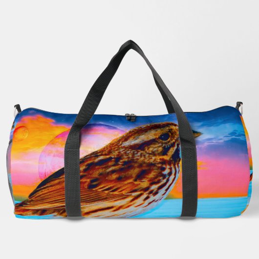 Sunset Melody Duffle Bag (Rückseite)