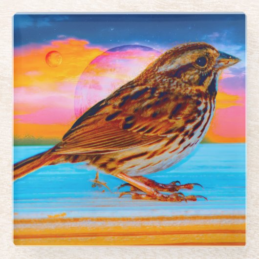 Sunset Melody Glasuntersetzer (Vorderseite)