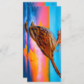 Sunset Melody Lesezeichen Menükarte (Vorne/Hinten)