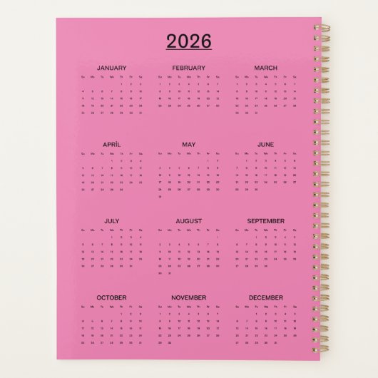 Sunset Melody Planer (Rückseite)