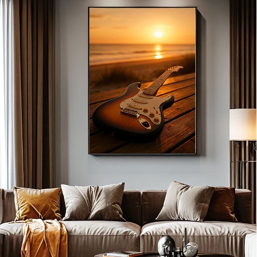 Sunset Melody Poster