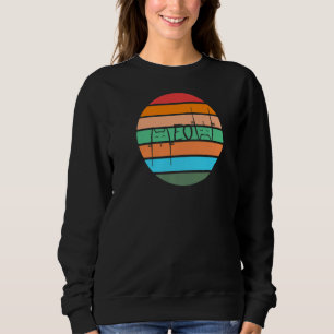 Sunset Meow Cat Sweatshirt