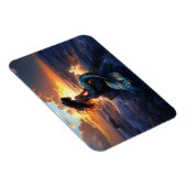 Sunset Mermaid Flexible Magnet (Rechte Seite)