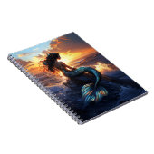 Sunset Mermaid Notizblock (Rechte Seite)