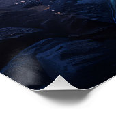 Sunset Mermaid Poster (Ecke)