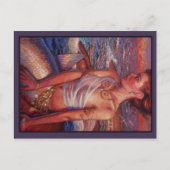 Sunset Mermaid Postkarte (Vorderseite)