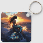 Sunset Mermaid Schlüsselanhänger (Rückseite)