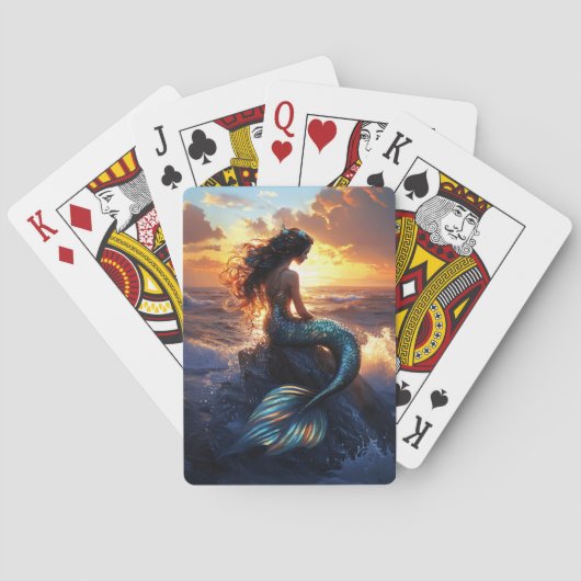 Sunset Mermaid Spielkarten (Rückseite)