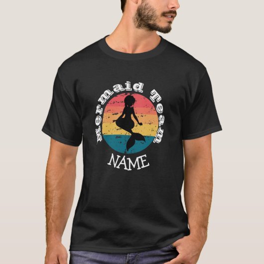 Sunset Mermaid TEAM T - Shirt (Vorderseite)