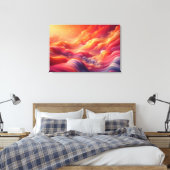 Sunset Mirage Leinwanddruck (Insitu (Schlafzimmer))