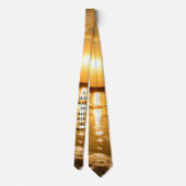 SUNSET mit Motto - Neck Tie Krawatte (Rückseite)