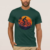 Sunset Mountain Biker Ristorante La Lanchetta T-Shirt (Vorderseite)