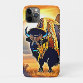 Sunset Mountain Bison Art Design Case-Mate iPhone Hülle