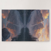 Sunset Mountain Lake Jigsaw Puzzle (Horizontal)