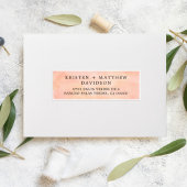 Sunset Mountain Wedding Guest Address Labels