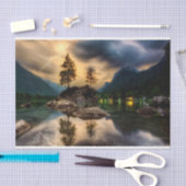 Sunset Mountains 2 Decoupage Tissue Paper Seidenpapier (Handwerk)