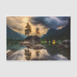 Sunset Mountains 2 Decoupage Tissue Paper Seidenpapier