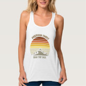 Sunset Mountains Custom Family Road Trip Frauen Tank Top (Vorderseite)