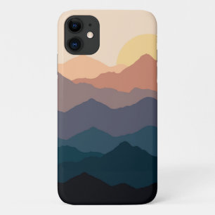 Sunset Mountains Skyline Handy Case