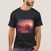 Sunset Mountains T-Shirt (Vorderseite)
