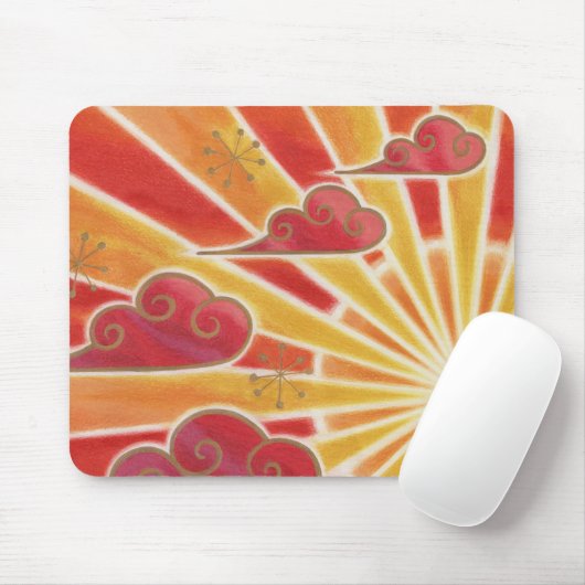 Sunset Mousepad horizontal (Mit Mouse)