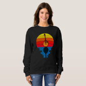 Sunset Music String Instrument Mandolin   Sweatshirt (Vorne ganz)