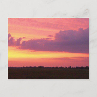 Sunset, my 2004 photo  postkarte