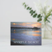 Sunset Myrtle Beach, South Carolina Postcard, USA Postkarte (Stehend Vorderseite)