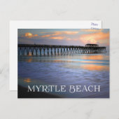 Sunset Myrtle Beach, South Carolina Postcard, USA Postkarte (Vorne/Hinten)