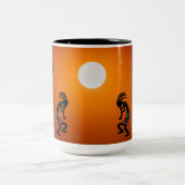 Sunset Native American Kokopelli Coffee Tasse (Mittel)