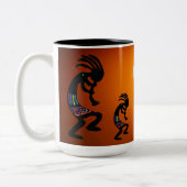 Sunset Native American Kokopelli Coffee Tasse (Links)