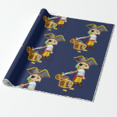 Sunset Nautical Blue Boy Pirate Geschenkpapier (Ungerollt)