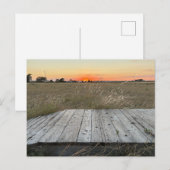 Sunset Near Amarillo Texas Postkarte (Vorne/Hinten)