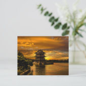 Sunset near Yixing Postkarte (Stehend Vorderseite)