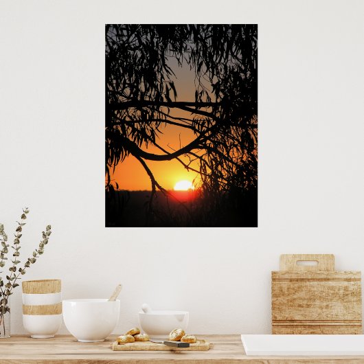 SUNSET NEST Poster (Küche)