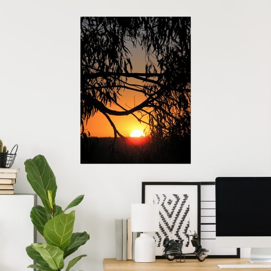SUNSET NEST Poster (Heimbüro)