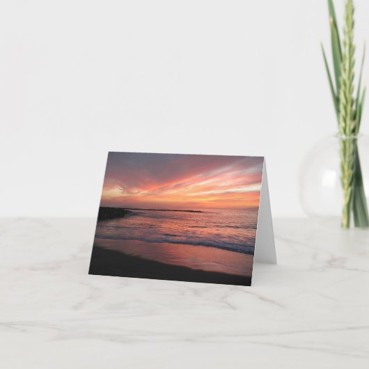 Sunset notecards karte (Vorderseite)