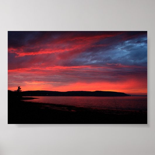 Sunset Nova Scotia Poster (Vorne)