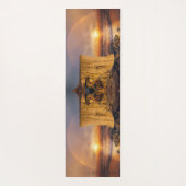 Sunset Ocean Cliff Yogamatte (Rückseite)