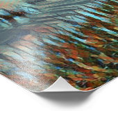 Sunset Ocean Coastway Fotodruck (Ecke)