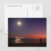 Sunset Ocean Kiss Postkarte (Vorne/Hinten)