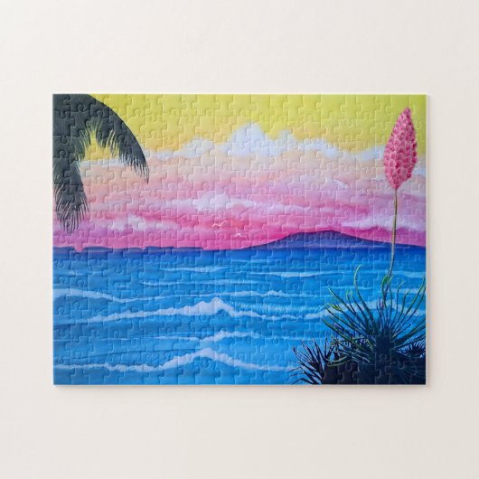 Sunset Ocean Puzzle (Horizontal)