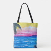 Sunset Ocean Tasche (Rückseite)