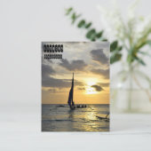 Sunset of Boracay, Philippinen Postkarte (Stehend Vorderseite)