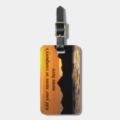 Sunset of Peace_Luggage Tag Gepäckanhänger (Vorderseite vertikal)