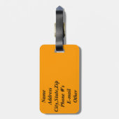 Sunset of Peace_Luggage Tag Gepäckanhänger (Rückseite vertikal)