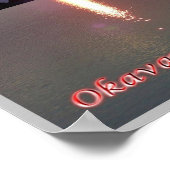 SUNSET Okavango Delta - Poster (Ecke)