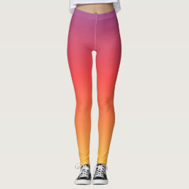 Sunset Ombre Art Leggings