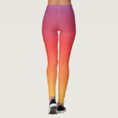 Sunset Ombre Art Leggings (Rückseite)