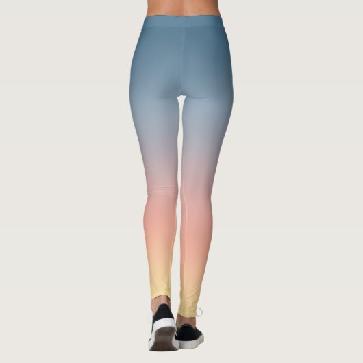 Sunset Ombre Gradient Leggings (Rückseite)
